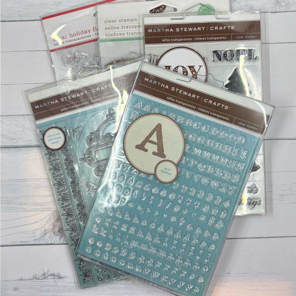 Martha Stewart Crafts Stamps - Lot